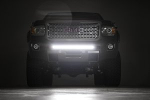 Chevrolet Colorado LED Light Mount - Bumper - Rough Country - 30-inch Single-Row - '15-'22